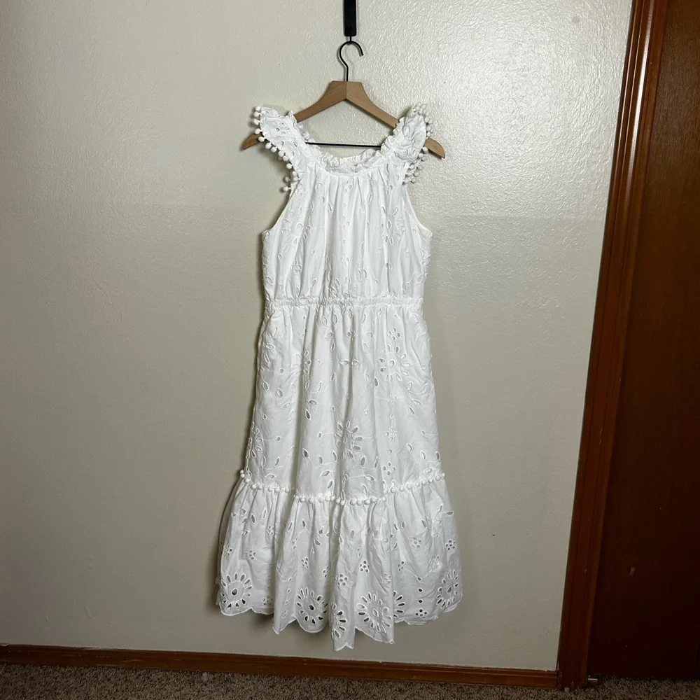 J. Crew Eyelet midi dress - Picture 2 of 8